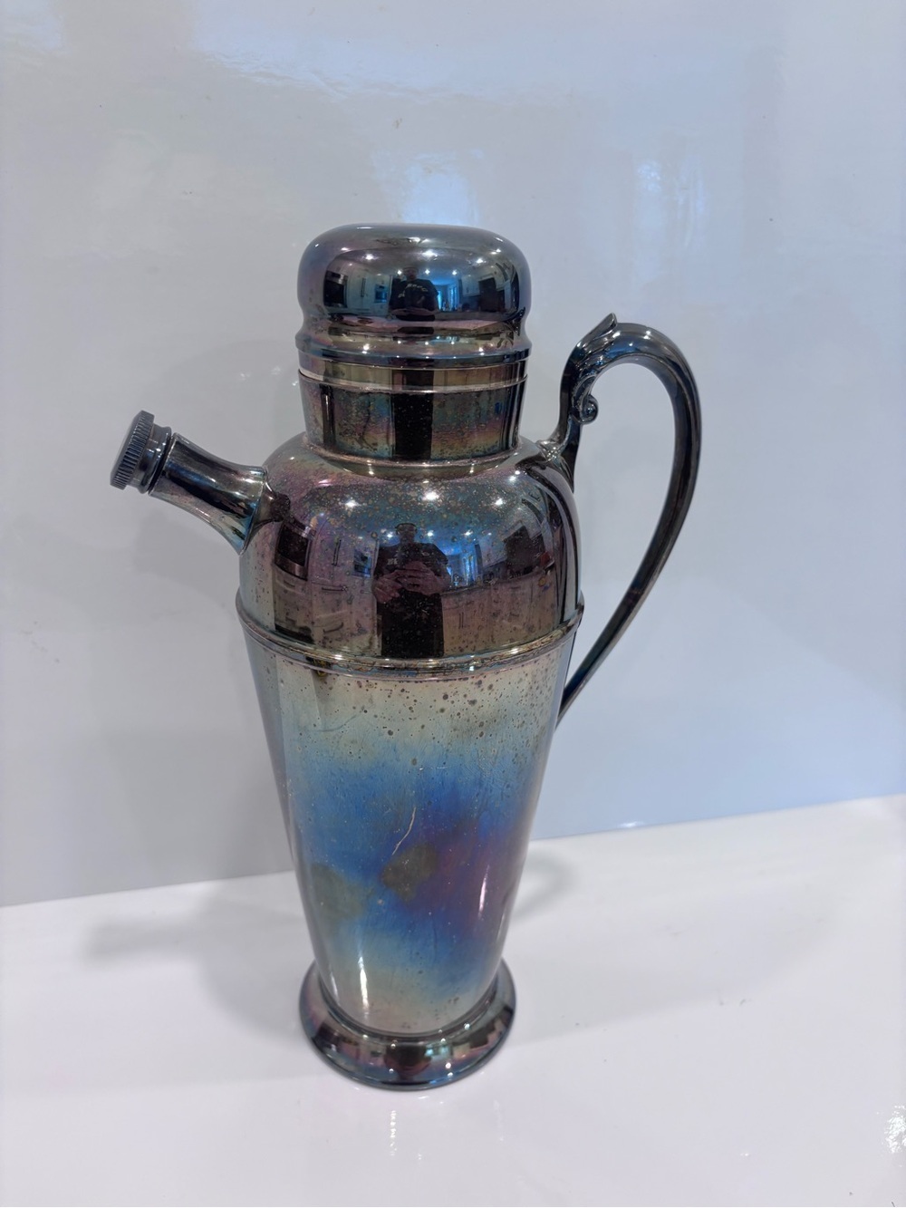 Vintage Primrose Plate Silver plated cocktail shaker EP art deco Barware #67